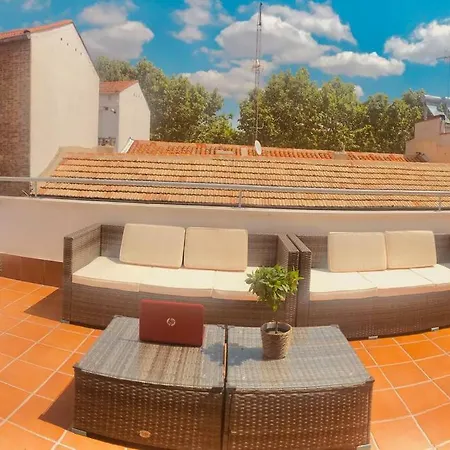Apartamento Penthouse Independiente A 3 Paradas En Metro De Atocha