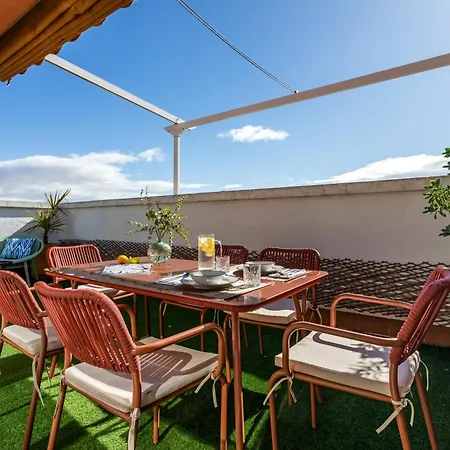 Apartment Atico Con Terraza, Parking Y Piscina