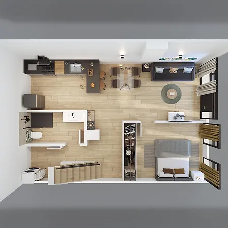 Apartmán Duplex Moderno Y Acogedor Junto A Atocha Madrid