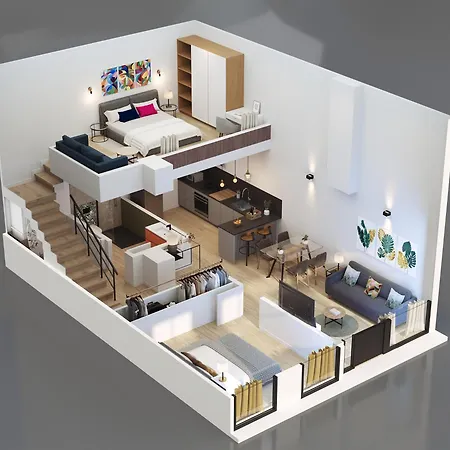Apartmán Duplex Moderno Y Acogedor Junto A Atocha *