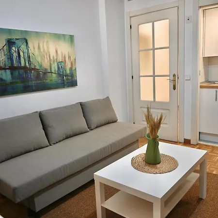 Apartment For Luminoso Y Practico Temporal En El Barrio Del Pilar Hrl5 *
