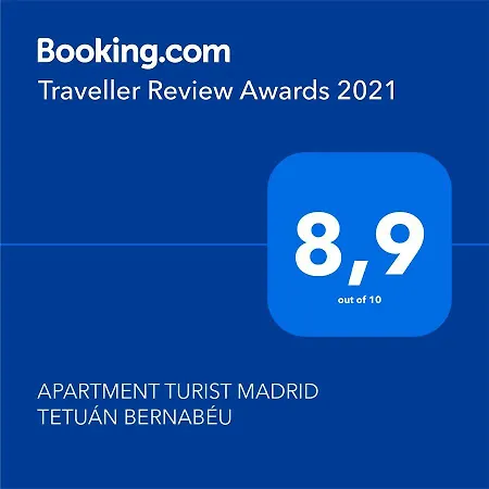 Apartamento Turist Tetuán Bernabéu