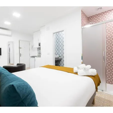 Apartment Acogedor Y Silencioso Estudio M1 Embajadores Madrid