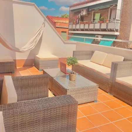 Atico Individual & Terraza, 6 Min En Metro Atocha Apartment