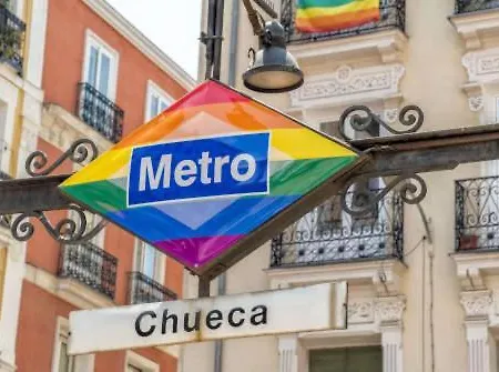 Acogedor Con Balcon En El Barrio De Chueca, Gran Via Con Aire Acondicionado Y Calefaccion *
