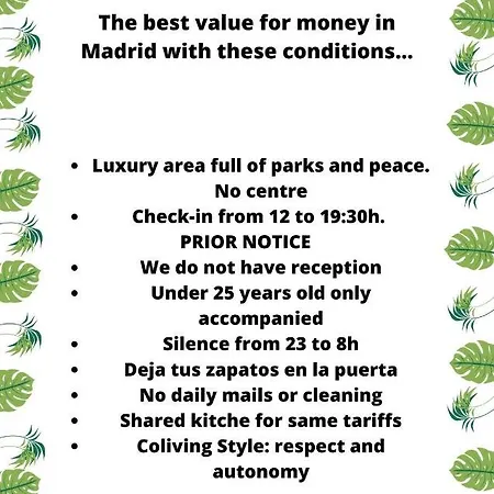 Paraiso Coliving * Madrid