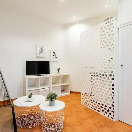 Agradable Estudio 3 Personas / 2 Camas En Gran Via Apartamento *
