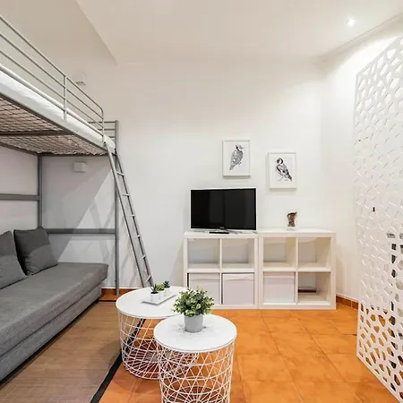 Agradable Estudio 3 Personas / 2 Camas En Gran Via Apartamento Madrid