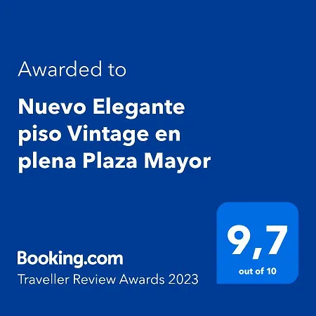 Διαμέρισμα Nuevo Elegante Piso Vintage En Plena Plaza Mayor *