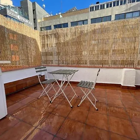 Atico C/silva 3pax Terraza Esquina Gran Via *