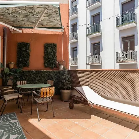 Bright Stylish - 1bedroom 1bathroom - Gran Via Apartment Madrid