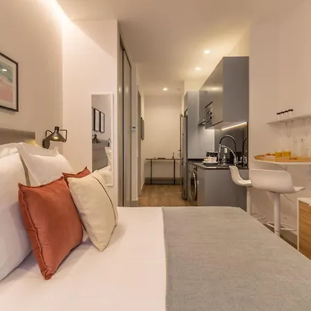 Charming Ground-floor Loft For 2 In Chamberi Ideal Location Quevedo Ii Apartamento Madri