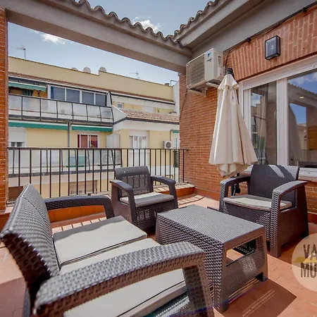 Apartamento Atico X9 Pax Con Gran Terraza En El La Latina