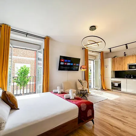 Apartment Center Stylish Ac Madrid