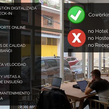 Guest house Live Coworking - Self Service - Madrid