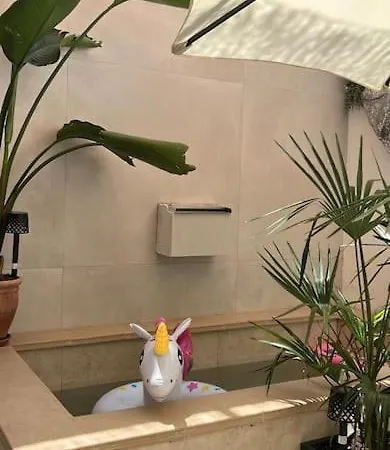 Piso De Lujo Con Patio Y Piscina Privada
