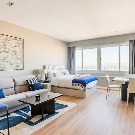 Lujo Con Vistas Skyline 1gb Wifi * Madrid