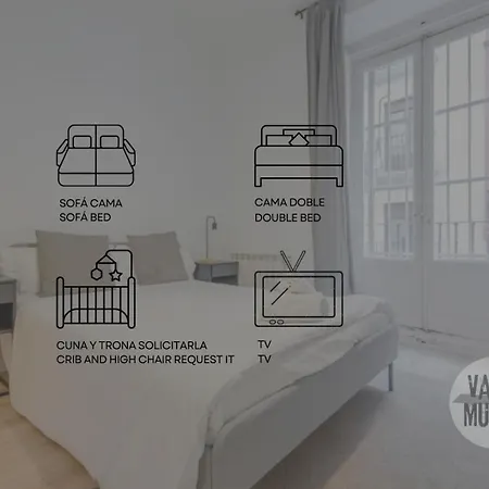 Premium 9pax En Calle Olmo - Centro De E1 * Madrid