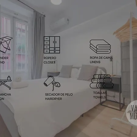 Premium 9pax En Calle Olmo - Centro De E1
