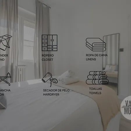 Central&cool 7pax En La Latina-centro De Appartamento Madrid