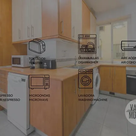 Amplio Y Centrico 9pax En La Latina Appartamento Madrid
