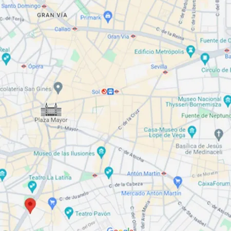 Appartamento Amplio Y Centrico 9pax En La Latina Madrid