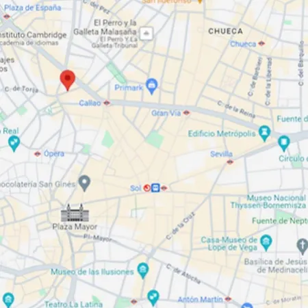 Atico Calle Silva 3pax Con Terraza Esquina Con Gran Via E2 Apartamento Madrid