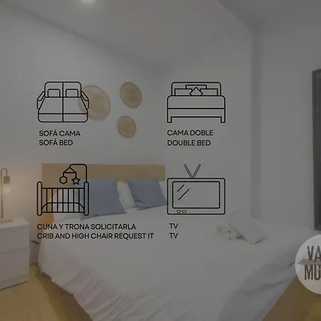 Appartement Calle Regueros Loft 3pax En Pleno Chueca *