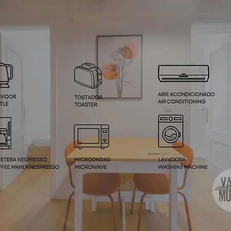 Appartamento Fashion Design Loft En Calle Carretas-sol 4pax *