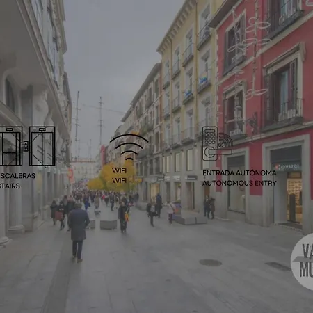 Fashion Design Loft En Calle Carretas-sol 4pax Appartamento Madrid