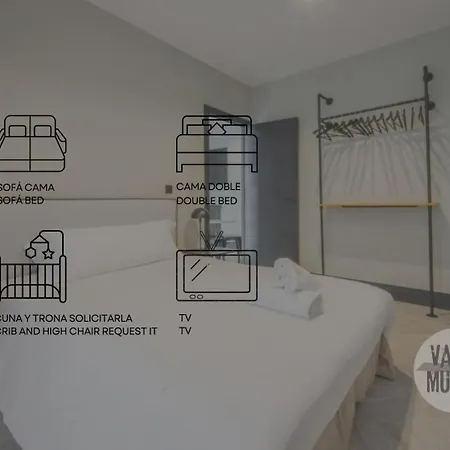 Apartment Familiar 5pax En Calle Santa Ana-centro E2 Madrid