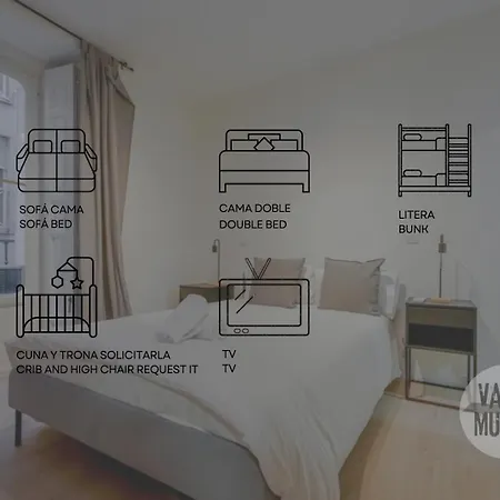 Cozy&new 6pax En La Plaza De Tirso - E1 Apartment *