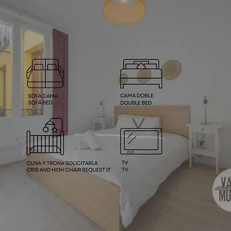 Elegant 4pax En Letras-cortes Daire