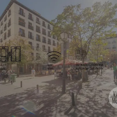 Apartment Downtown&new 9pax En La Plaza De Chueca *