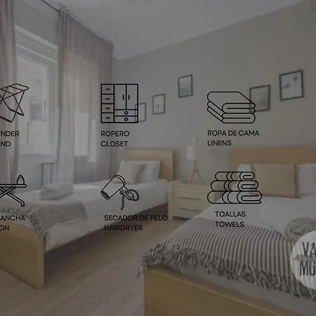Agradable Piso De 3hab En El Rastro-centro De Apartment Madrid