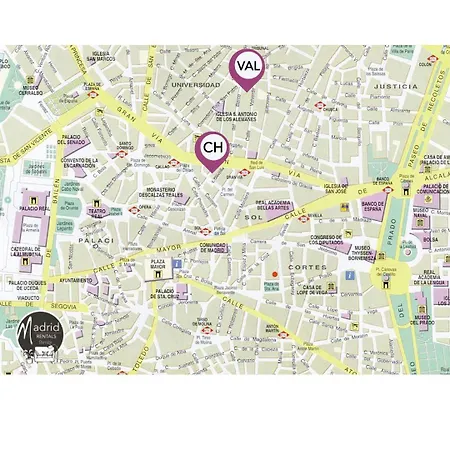 Nuevo Y Reformado Al Lado De La Gran Via Madrilena شقة مدريد