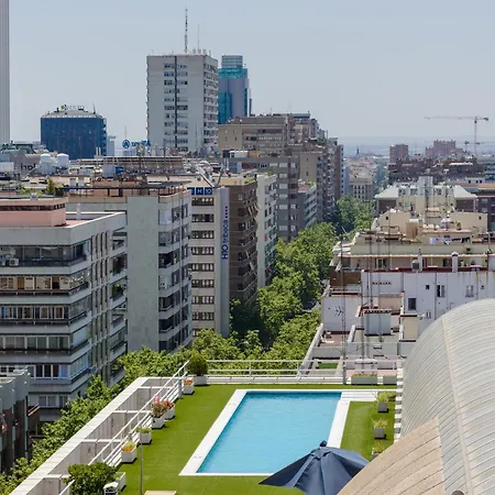 Charming Eurobuilding 2 Terrace Exclusive - Plaza De Parking Madrid