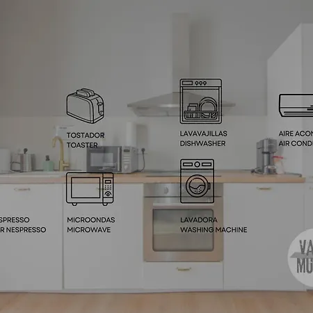 Modern & Cool Interior Design A 20 Metros Del Retiro E1 Apartamento Madrid