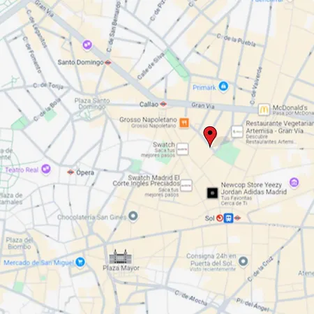 Cozy Y Centrico 6pax En Plaza Del Carmen E2 Madrid