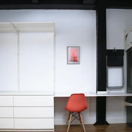 Industrial Loft & Private Courtyard Acacias Apartment Madrid
