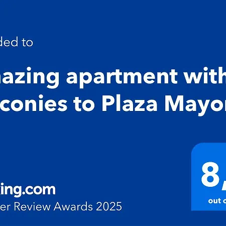 Amazing With Balconies To Plaza Mayor Apartment