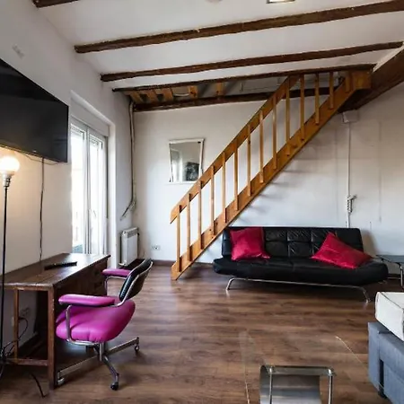 Apartamento Atico Duplex Loft Lavapies *