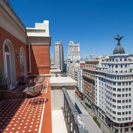 Atico En La Gran Via Con Terraza Apartment
