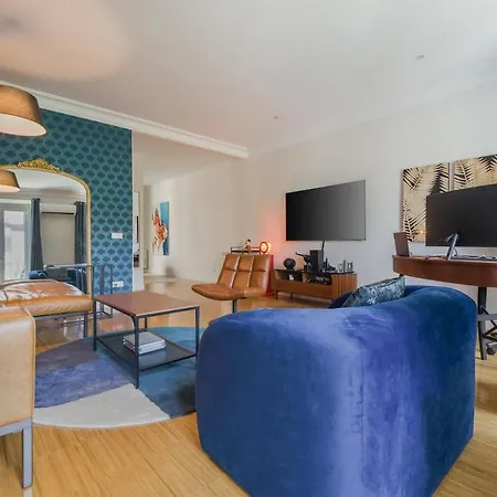100m2 Designer Gem - Ac - Pro Desk - Prime Area Apartment Madrid