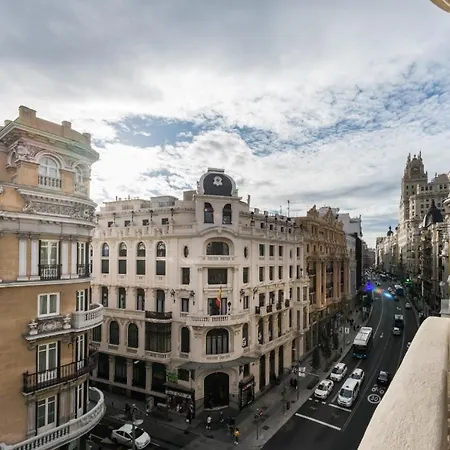 Apartamento M&f 7 Rooms/7 Bathrooms Over Gran Via Madrid