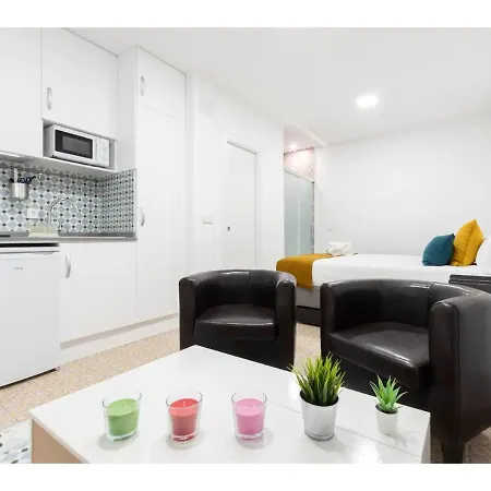 Appartement Acogedor Y Silencioso Estudio M1 Embajadores Madrid
