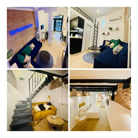 Calle Amparo 86 Lujoso Duplex Con Jacuzzi En Lavapies Especial Parejas Apartament