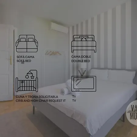 Appartamento De 4hab En La Latina Con Vistas A Centro *