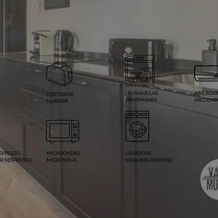 Apartamento Amazing Bajo 5pax En La Latina-centro De E2 Madri
