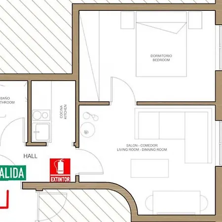 Apartment 1 Bedroom 1 Bathroom- Mintystay - Plaza De San Idelfonso